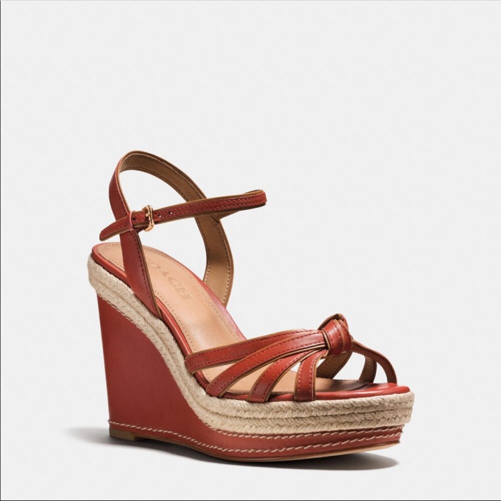 NWT Coach Dalton           Terra Cotta Ginger sz8
